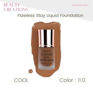 BEAUTY CREATIONS, Flawless Stay Liquid Foundation, Color,  # 11.0